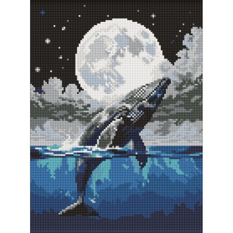 Набір з алмазною мозаїкою "Стрибок до небес" 30х40см