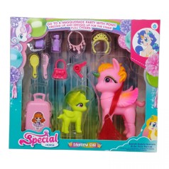 Игровой набор с пони "Special Horse" (розовый)