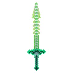 Меч со светом и звуком "Minecraft" (зеленый)