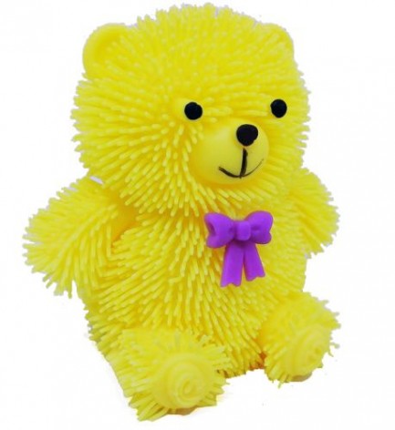 Іграшка "Світяшка: Ведмедик з бантиком" (жовтий)