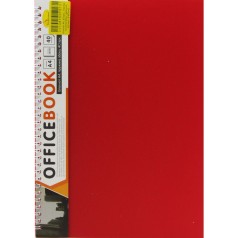 Блокнот "Office Book" A4, 40 листов (красный)