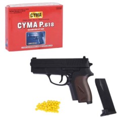 H120309513  P618 пистолет пластик BB GUN 108 шт