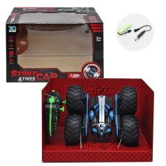 Машинка-перевертыш на радиоуправлении "Stunt Car" (синий)