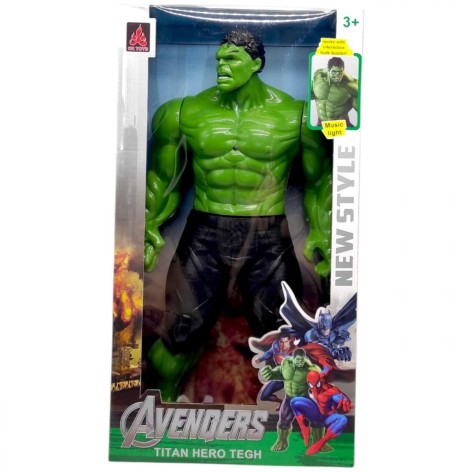 Фігурка супергерогя "Халк" (світло, звук, на батарейках) 38 см