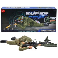 Ползающий солдат "Super forces", песочный хаки