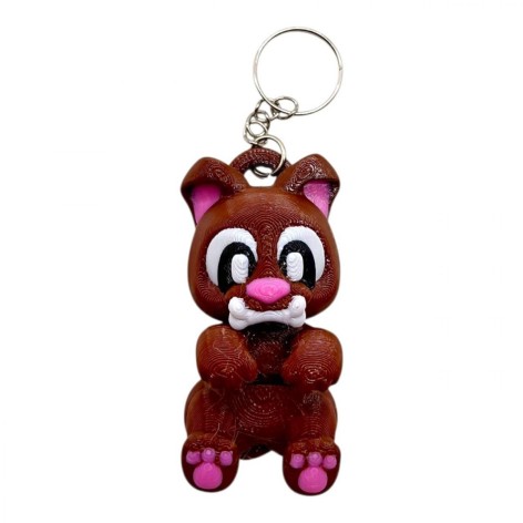 3D Брелоки CUTE DOG KEYCHAIN / СОБАЧКА KEYCHAIN, 3D печать