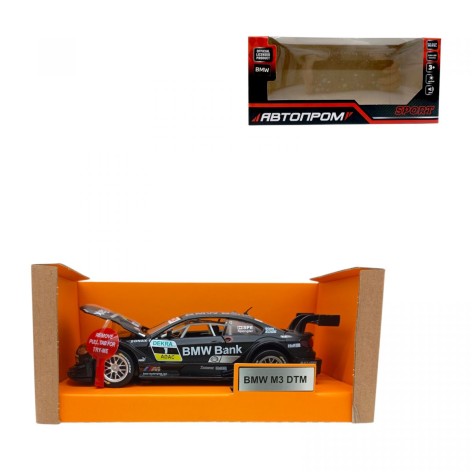 Машина мет. BMW M3 DTM, батарейки, свет, звук, откр. двери