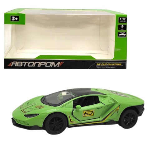 Машинка металева "АВТОПРОМ LAMBO" (ЗЕЛЕНА)