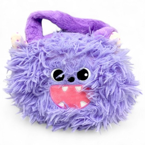 Сумочка "Монстрик" (15х19х8 см), сиреневый.