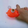 Игрушка-антистресс "Poppping eyes: Гусеница" (красная)