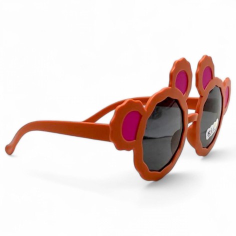Очки детские (солнцезащитные) "Мишка" теракотовый