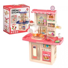 Кухня с посудой (РОЗОВАЯ)