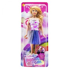 Кукла Defa Lucy Shining Girl, синяя юбка