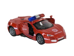 Машинка металлопластик "АвтоЭксперт Lamborghini" полиция (красная)