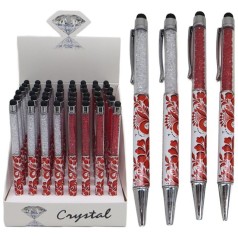 Ручка кулькова "Touch pen (стилус)-Сваровськи-Вишиванка"