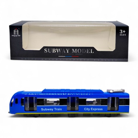 ПОЕЗД МЕТРО "SUBWAY MODEL" (СИНИЙ)