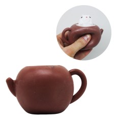 Игрушка-антистресс "Белка в чайнике", белая