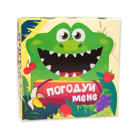 Настольная игра "Покорми меня: Крокодил" (укр)