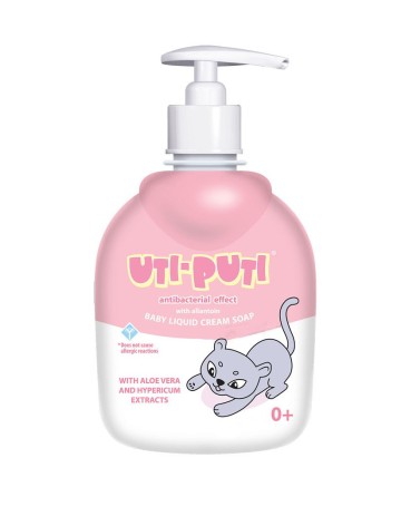 Ути-Пути мыло жидкое 300г с экстрактом алоэ вера и зверобоя