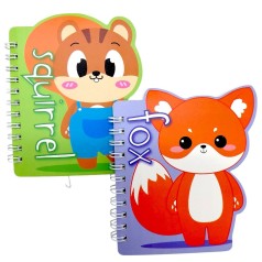 Блокнот на пружине "Космос" 12x12 см, 60 л (микс видов)