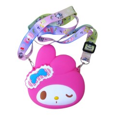 Сумочка аниме "Sanrio. My Melody (Моя Мелоди)", малиновая