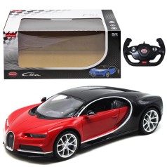 Машинка на радиоуправлении "Bugatti Chiron", красная