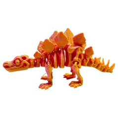 Печатная 3D фигурка динозавр в боксе (Оранжевый), 3D печать