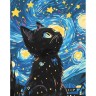КАРТИНА ПО НОМЕРАМ "KITTENʼS NIGHT" 40*50 см
