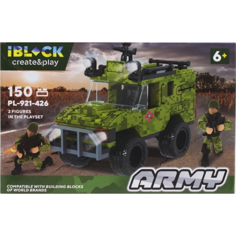 Конструктор "Army: Военный Джип" (вид 3), 150 дет.