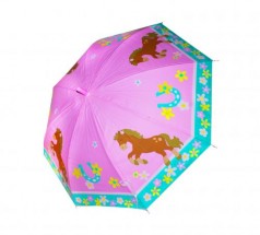 Зонтик "Лошадки" (розовый)