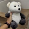 Мишка в капюшоне; панда, 22 см, (по стандарту – 32 см)