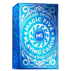 Игральные карты для демонстрации фокусов и трюков "Magic Five – M5 Blue Deck"