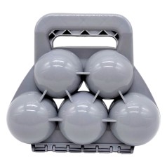 Снежколеп 5 снежок, в сетке (СЕРЫЙ)