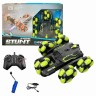 Трюкач "RACING STUNT" на радіо-керуванні, 5 коліс, акум.USB.світ.дим.дрифт.(САЛАТОВИЙ)