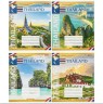 Тетрадь 24л клетка "Thailand" (16 экземпляров, микс)