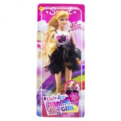 Кукла Defa Lucy Shining Girl, черное платье