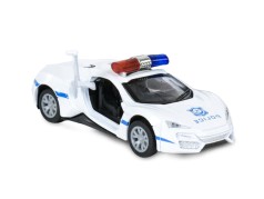 Машинка металлопластик "АвтоЭксперт Lamborghini" полиция (белая)