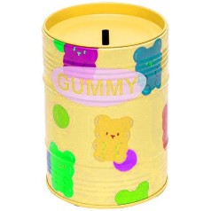 Скарбничка для грошей "GUMMY" металева 12,5 * 9см