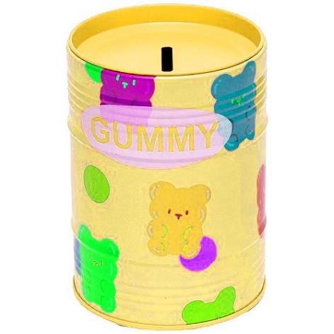 Скарбничка для грошей "GUMMY" металева 12,5 * 9см