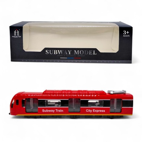 ПОЕЗД МЕТРО "SUBWAY MODEL" (КРАСНЫЙ)