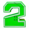 Іграшка трансформер "Цифра 2", 9 см