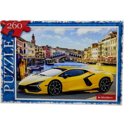 ПАЗЛЫ 260 ЭЛЕМЕНТОВ "ЖЕЛТАЯ LAMBORGHINI"