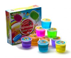 Жвачка для рук "Super Slime", 9 штук