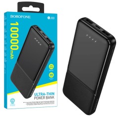 УМБ Power Bank Borofone BJ33 10000mAh 2USB+Type-C черный