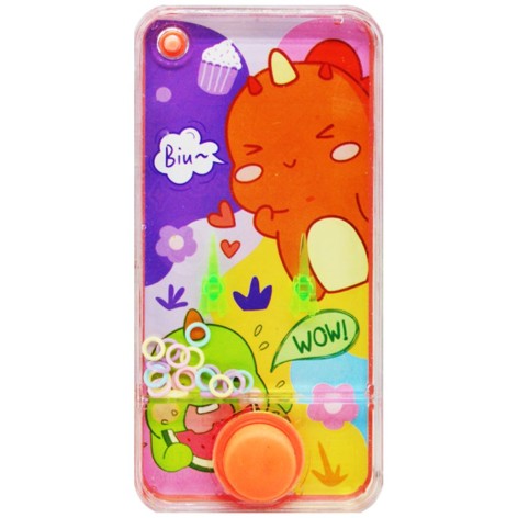 Водная игра в колечки "Динозаврики", оранжевый