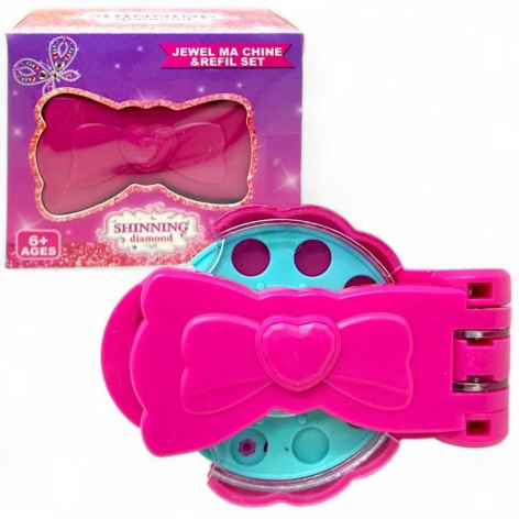 Прикраси для волосся (22 пластини з камінцями, 4 кольори, пристрій для фіксації, інструкція)