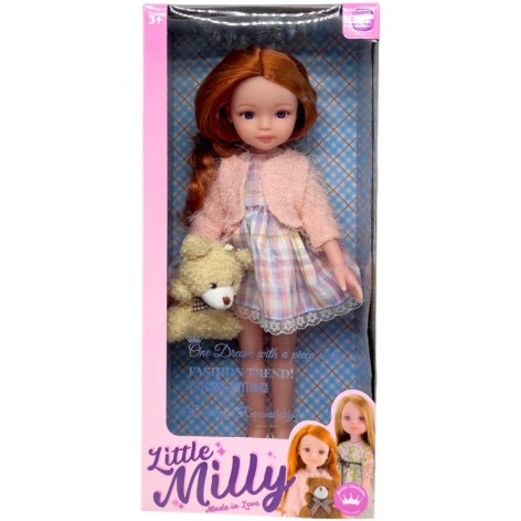 Кукла "Little Milly" 35 см (РЫЖАЯ)