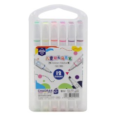 Набор двухсторонних фломастеров "Children Marker", 12 шт.
