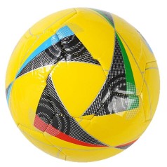М`яч футбольний РОЗМІР №2, вага 100 грамів, матеріал PVC, балон гумовий (жовтий)