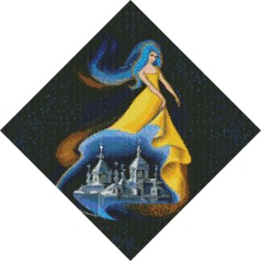 Алмазная мозаика "Берегиня", 40х40 см